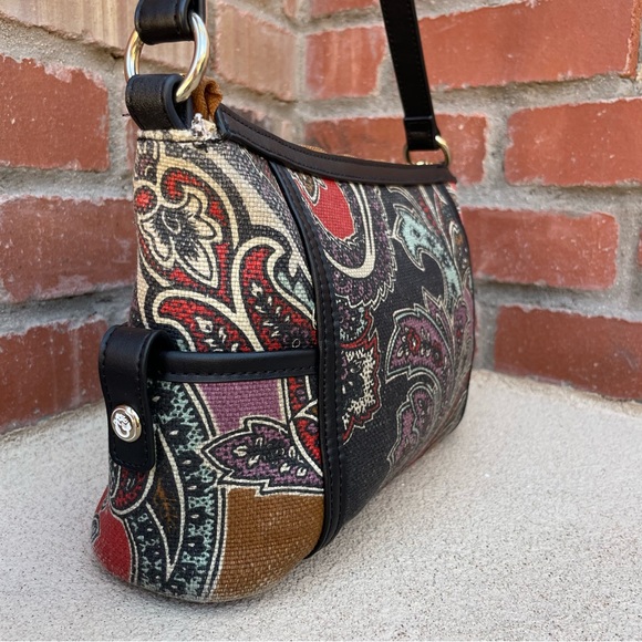 Spartina449 MIXED PATTERN BUNDLE-Simple Zip Linen/Leather Bag/Wallet/Jewelry Box - Picture 6 of 16